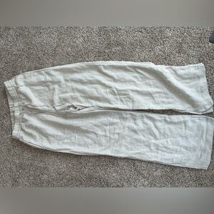 H&M Wide-Leg Linen Trousers